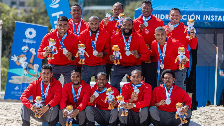 Juegos Centroamericanos Guatemala 2025| Panamá captura la medalla de plata en fútbol playa