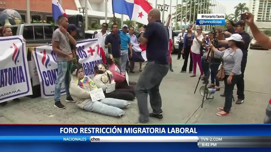 Protestas y polémica por foro migratorio