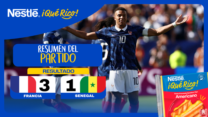 Mundial 2026 | Francia 3-1 Senegal resumen completo partido del Grupo I