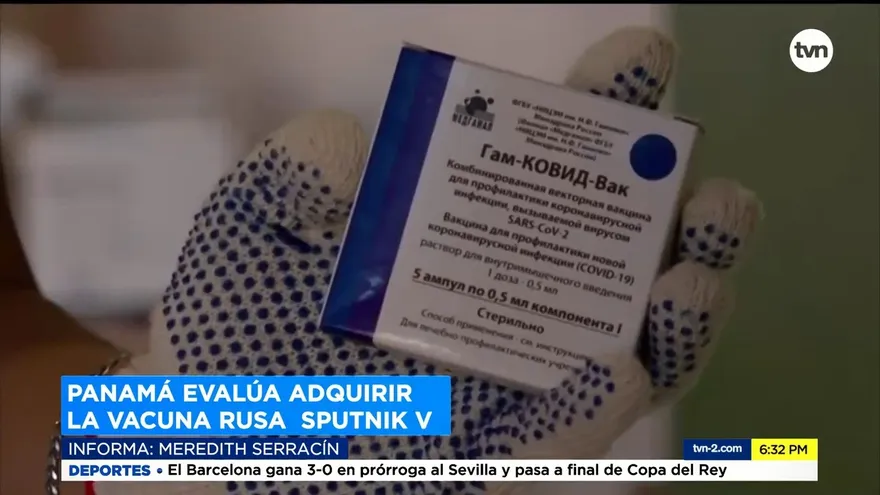 Panamá mantiene interés por la vacuna Sputnik V