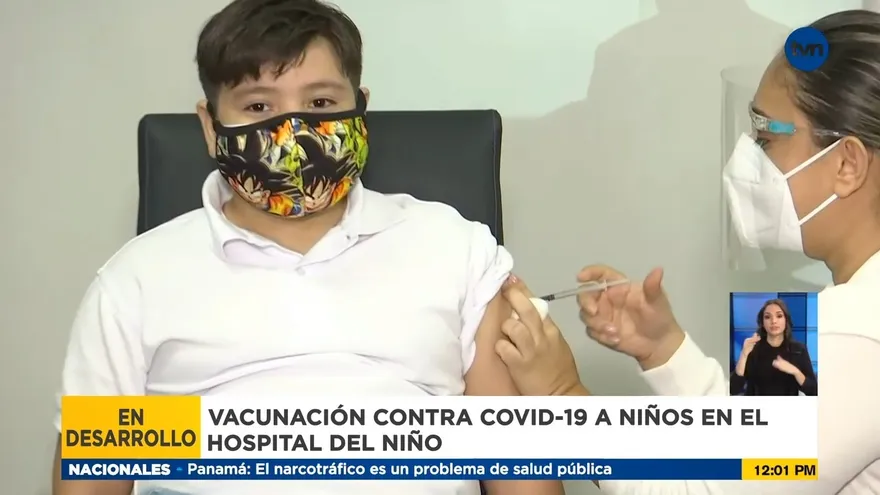 Logística de vacunación en el Hospital del Niño