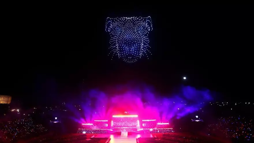 Instantes de la ceremonia inaugural de los II Juegos Panamericanos Junior Asunción 2025