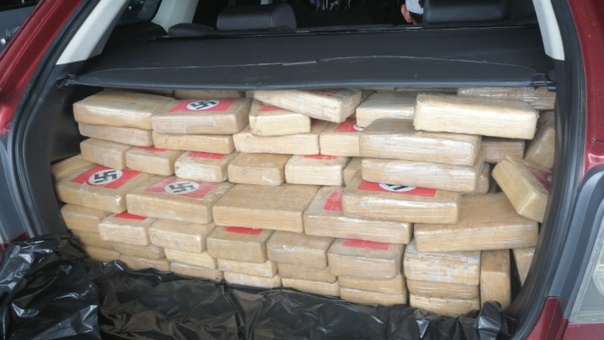 Decomisan 210 paquetes de droga a dos colombianos en Panamá Oeste