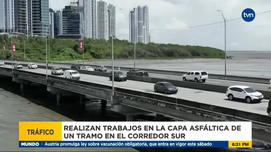 Trabajos en el Corredor Sur