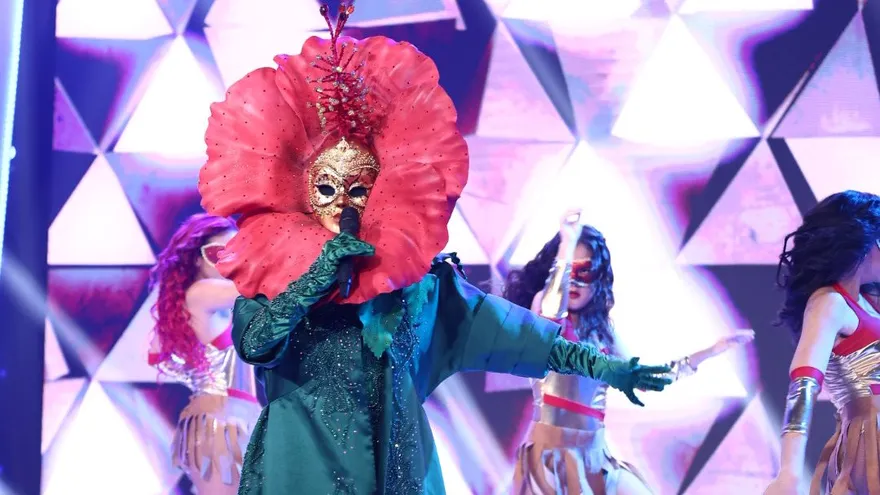 Papo en el cuarto Show de ¿Quién es La Máscara?