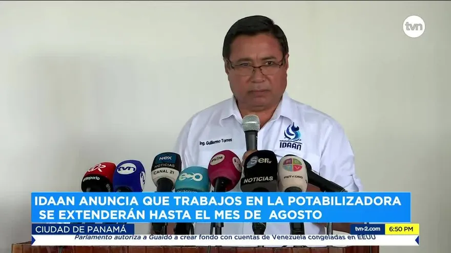 Trabajos en potabilizadora de Chilibre se extenderán hasta agosto
