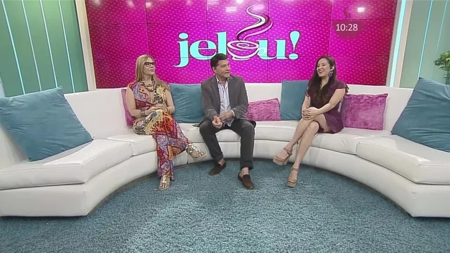 Hilda Abrahamz, de Mi Gorda Bella, y Jean Carlos Simancas de La Revancha, estuvieron en Jelou