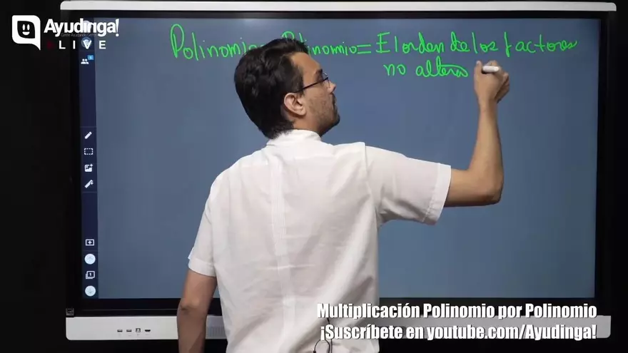 Ayudinga Matemáticas 8° - Polinomio por Polinomio con Coeficientes Fraccionarios - Parte I 10 de julio de 2020