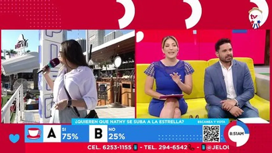 Nathy desde Miami gracias a El Machetazo