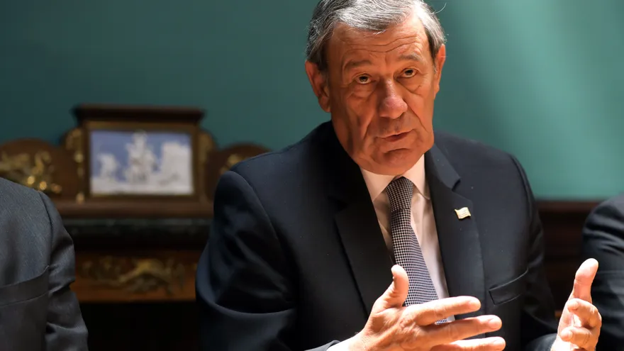 El canciller de Uruguay, Rodolfo Nin Novoa.