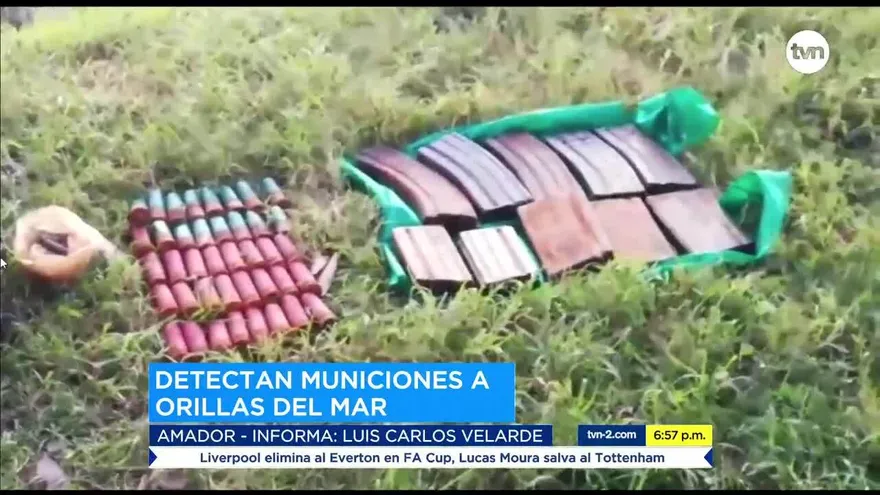 Encuentran municiones en la Calzada de Amador