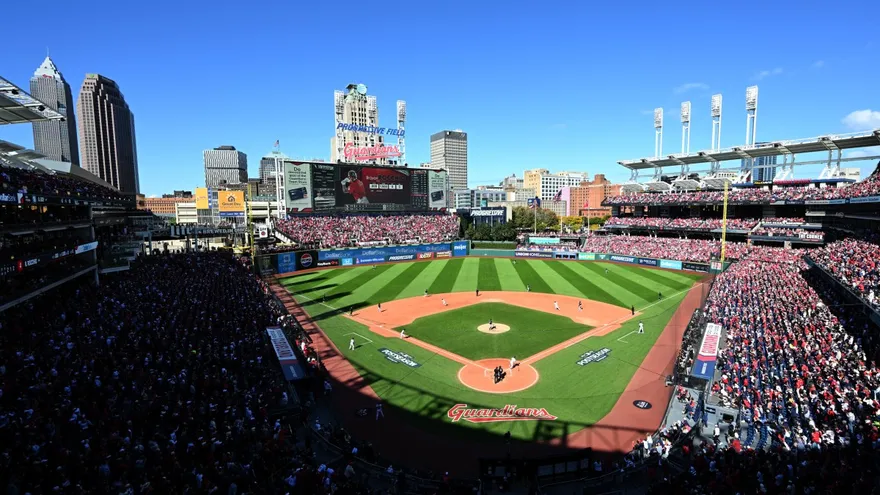 Vista panorámica del Progressive Field de Cleveland