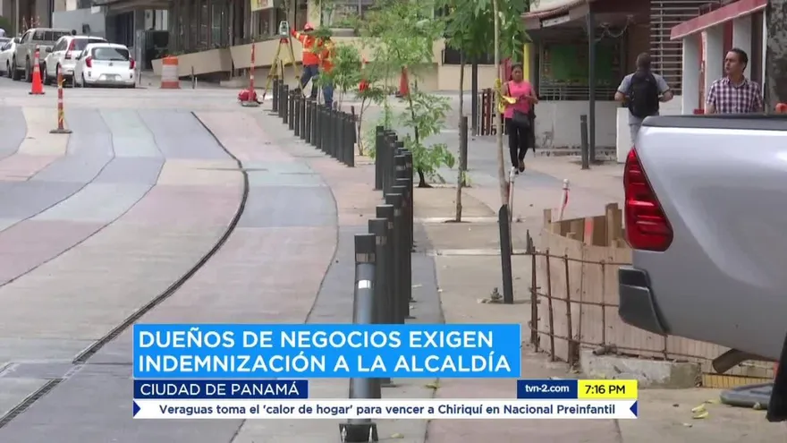 Dueños de negocios en Vía Argentina exigen indemnización a la Alcaldía