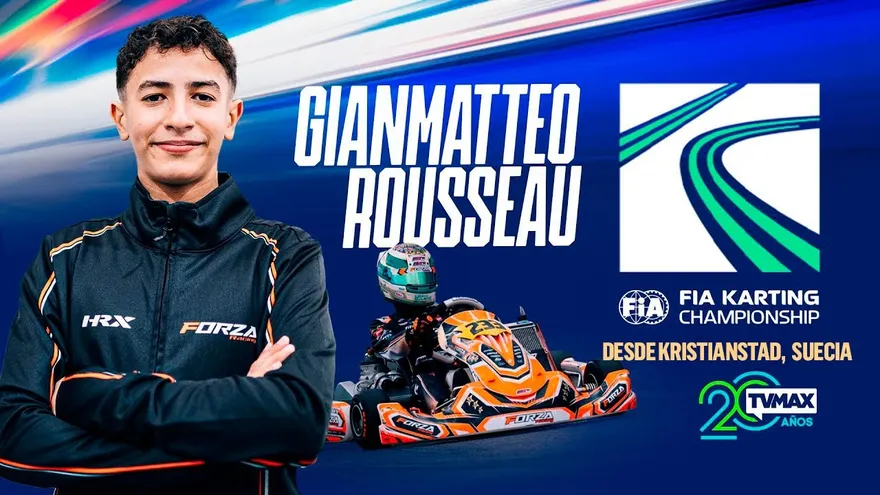 GIANMATTEO ROUSSEAU - FIA KARTING DESDE SUECIA  | TVMax