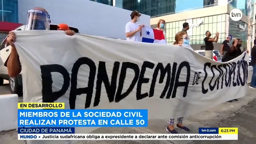 Realizan protesta en Calle 50