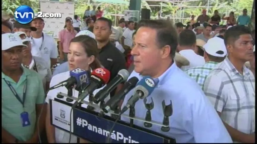 Juan Carlos Varela trató varios temas en su visita a la Provincia de Herrera
