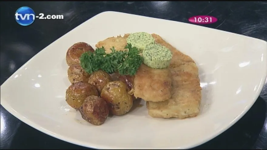 Pechuga de Pollo Rellena de Jamonilla y Queso Suizo