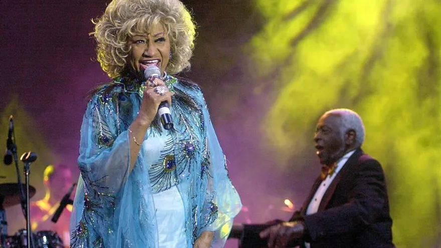 En la imagen, la fallecida cantante cubana Celia Cruz.
