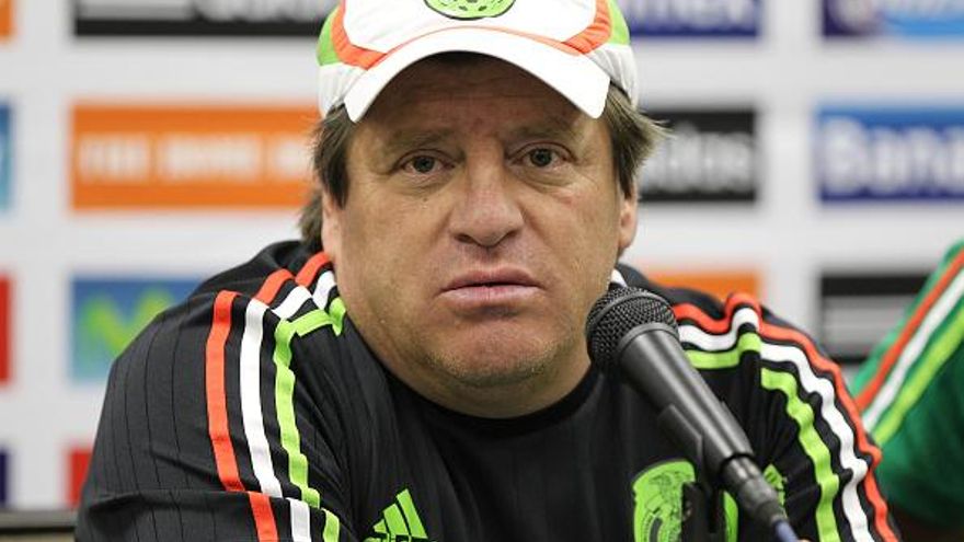 Miguel Herrera al mando de la selección mayor de México