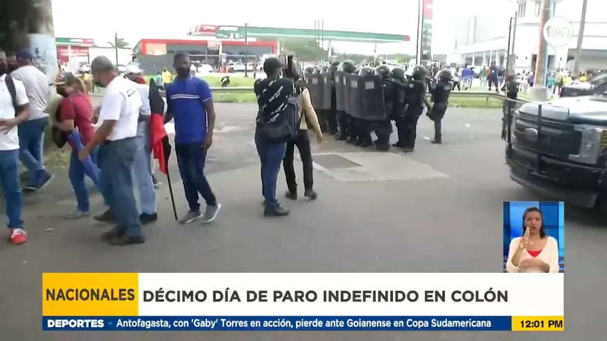 Sigue el paro en la provincia de Colón