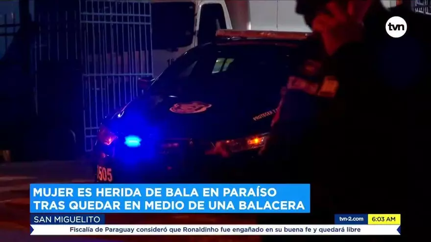 Mujer herida de bala en San Miguelito