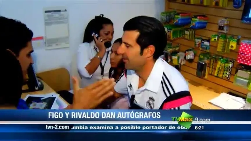 Figo y Rivaldo dan aut