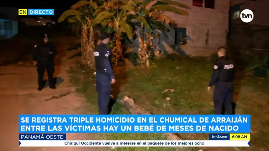 Operativos tras el triple homicidio en El Chumical de Arraiján
