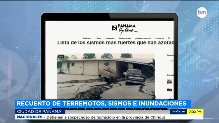 Recuento de terremotos, sismos e inundaciones