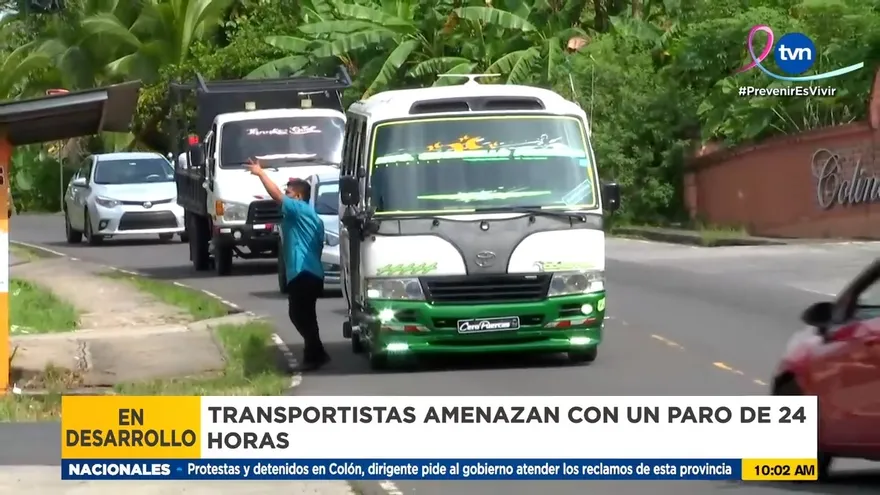 Restablecen servicio de transporte en Panamá Oeste