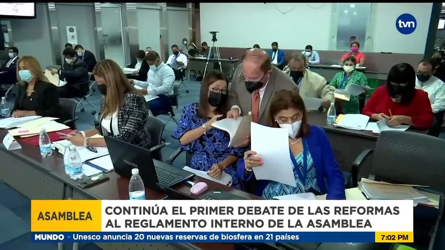 Sigue el primer debate sobre el Reglamento Interno de la Asamblea