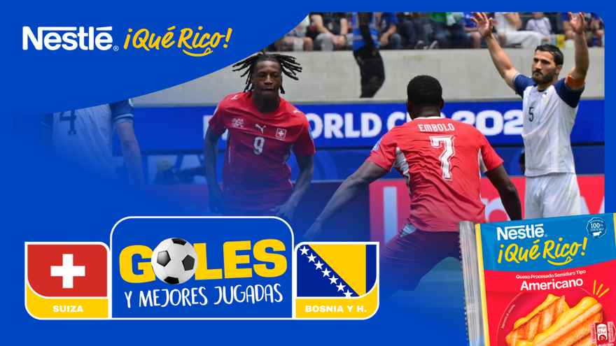 Mundial 2026 | Suiza 4-1 Bosnia y Herzegovina todos los goles Grupo B