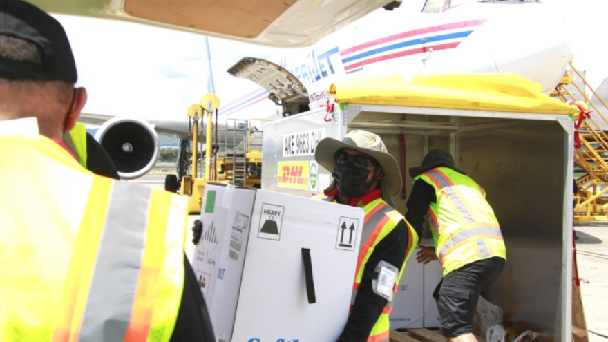 Panamá recibe lote 39° de vacunas de Pfizer