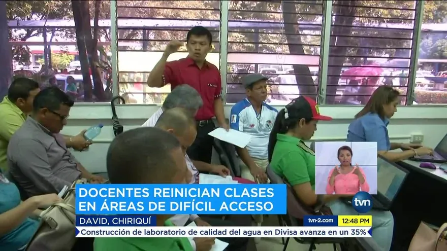 Docentes en paro en Chiriquí reinician clases