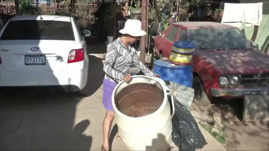 Protestan por falta de agua en Aguadulce