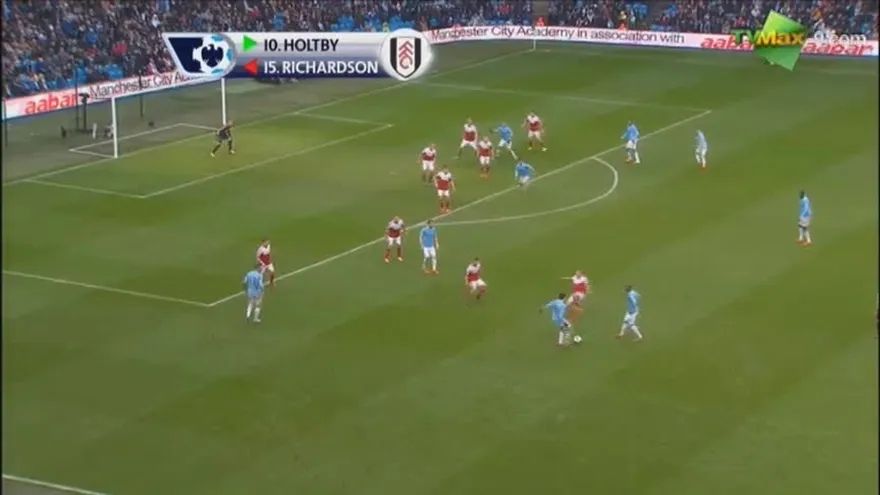 Golazo de Yaya Toure de lejana distancia