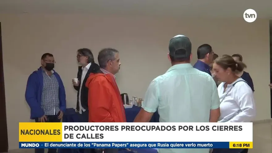 Productores en Veraguas se reúnen ante desesperación por los cierres de calles