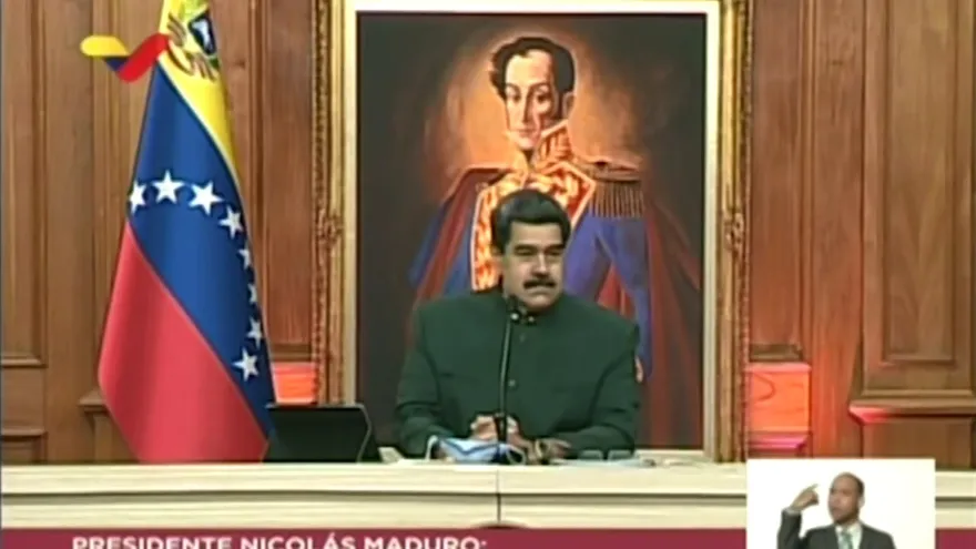 Maduro acusa a Facebook de censurar videos sobre "gotas milagrosas" para el covid-19