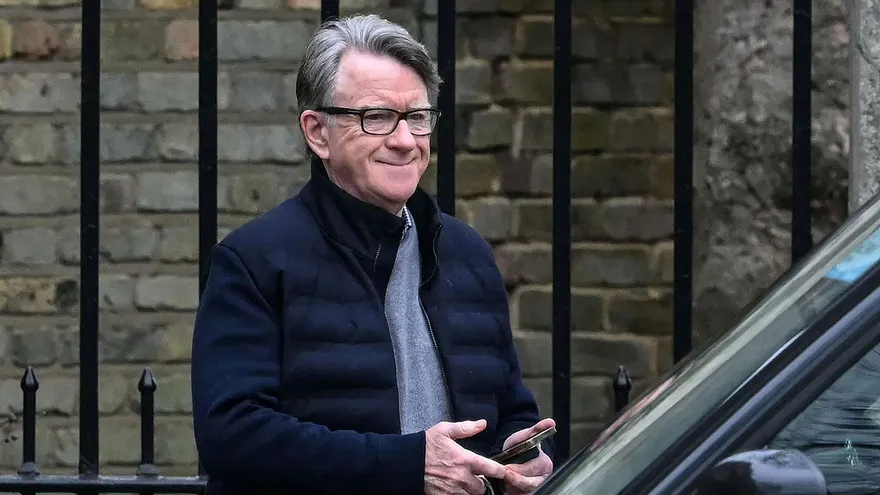 Exembajador británico en Reino Unido Peter Mandelson