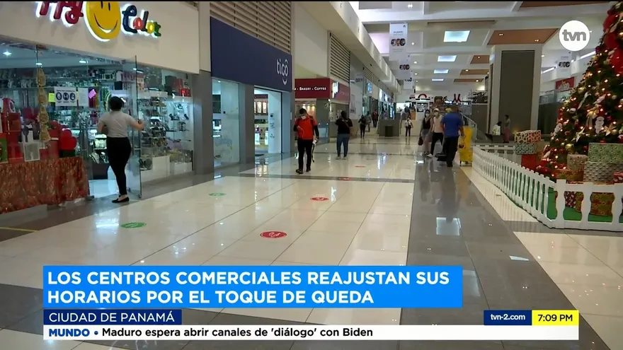 Reajustes de horario por toque de queda