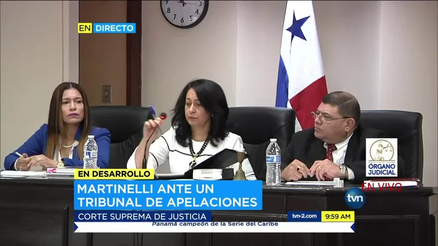 Martinelli enfrenta audiencia de apelación