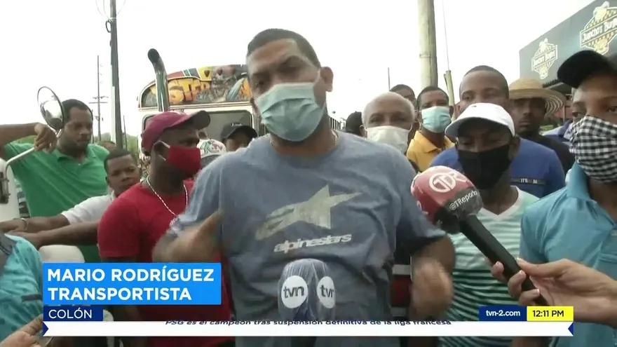 Transportistas colonenses piden ser incluidos en bono Panamá Solidario