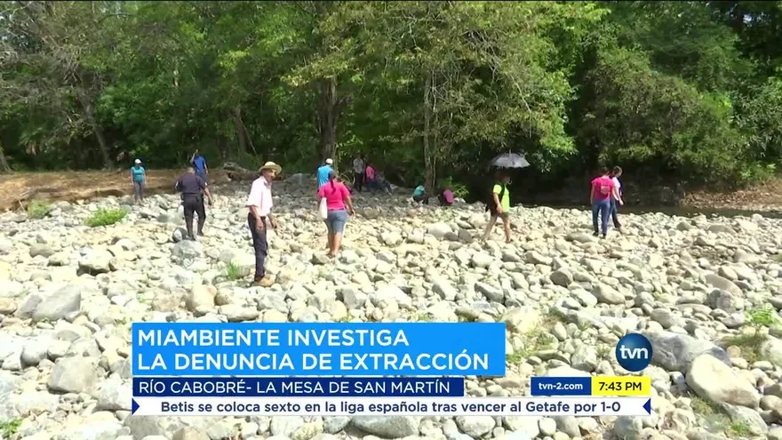 Preocupación por extracción de arena en río Cabobre