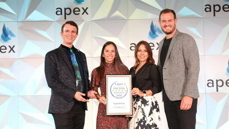 Copa recibe reconocimiento de 'Aerolínea cinco estrellas'