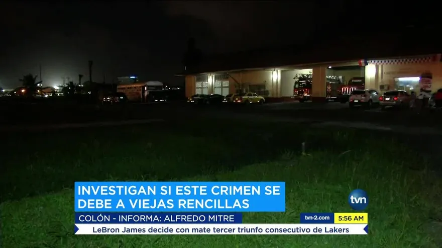 Se registra otro crimen en Colón