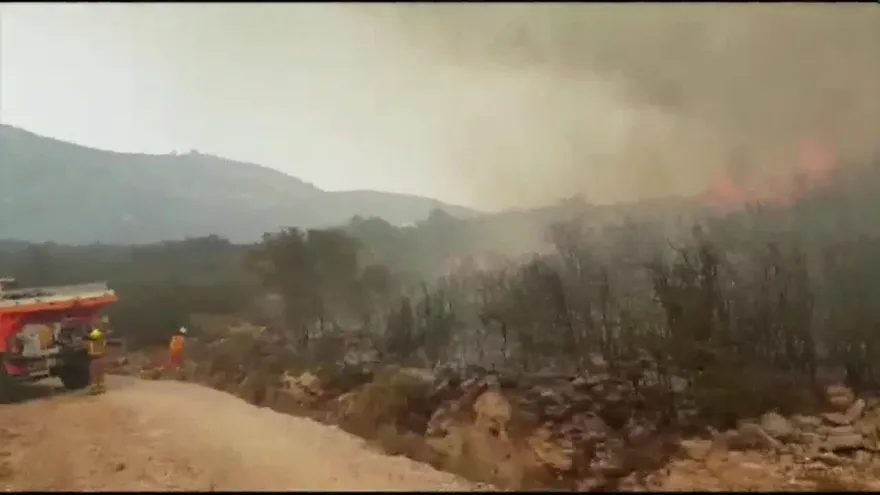 Incendio de Llutxent en Valencia ya ha arrasado 2.600 has. y ha afectado a unas 20 casas