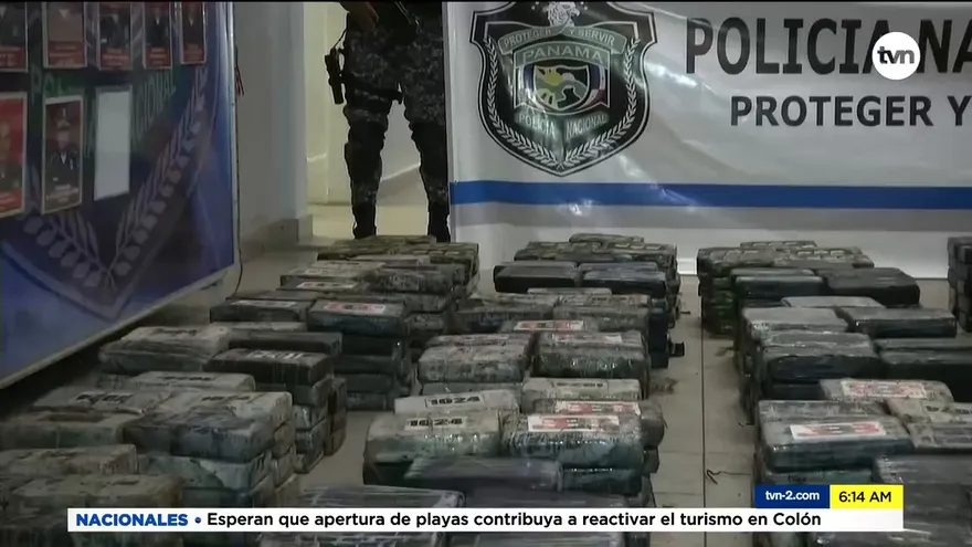 Decomisan más de 600 paquetes de droga en Colón