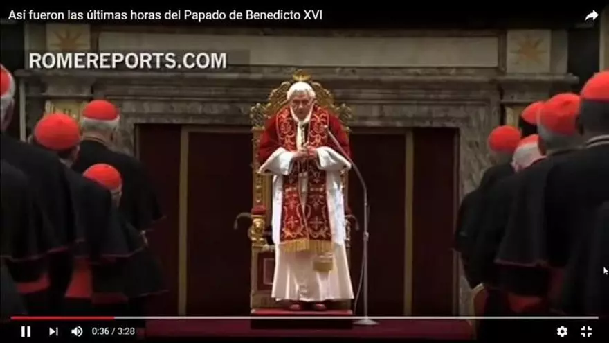 Ulloa no confirma la muerte del Papa Benedicto XVI