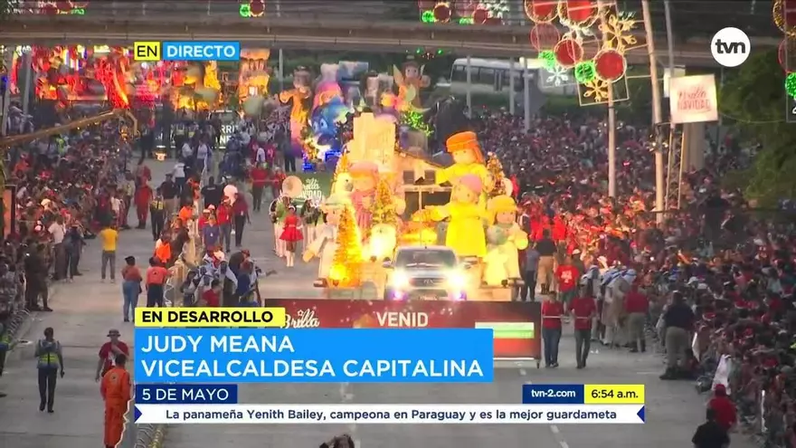 Todo listo para el desfile de Navidad
