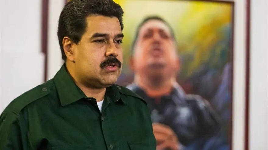 En la imagen un registro del presidente de Venezuela, Nicolás Maduro.