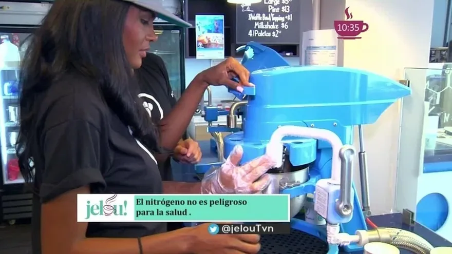 ¡Llegó la revolución! Helados hechos con nitrógeno